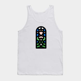 Elf Stained Glass Window Tank Top